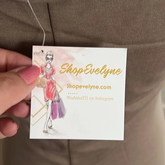 Le Lis Midi Body Con Tank Dress in "Mocha" - NWT - Size M - Picture 7 of 12